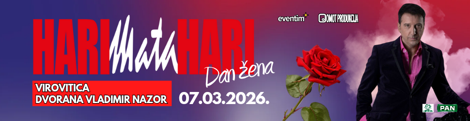 Koncert Harija Mata Harija u Dvorani Vladimir Nazor Virovitica